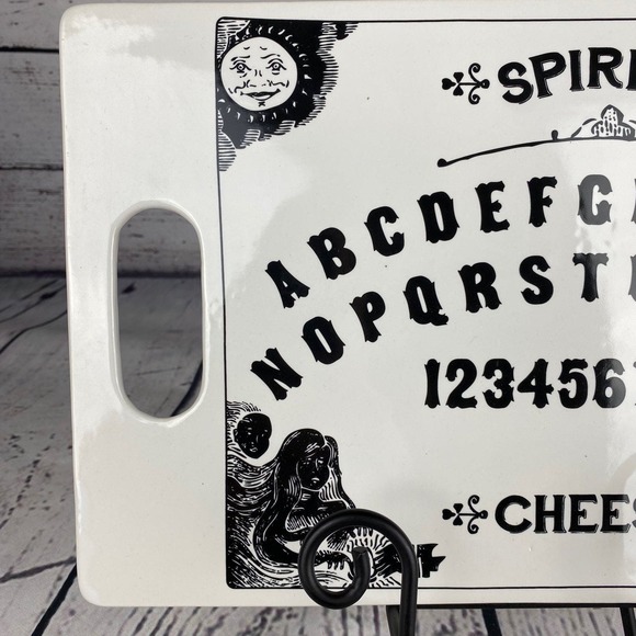 Magenta Ouija Spirits Ceramic Cheese Platter - Picture 2 of 8